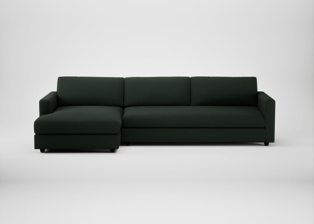 Nimbus II Left Hand Facing Chaise Corner Sofa Boucle Fern