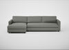 Nimbus II Left Hand Facing Chaise Corner Sofa Boucle Tweed Lapis