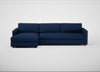 Nimbus II Left Hand Facing Chaise Corner Sofa Broad Weave Lagoon