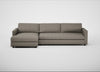 Nimbus II Left Hand Facing Chaise Corner Sofa Broad Weave Pebble