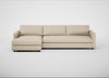 Nimbus II Left Hand Facing Chaise Corner Sofa Brushed Cotton Oat
