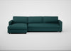 Nimbus II Left Hand Facing Chaise Corner Sofa Brushed Cotton Pine