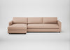 Nimbus II Left Hand Facing Chaise Corner Sofa Capelo Linen-Cotton Rosedale