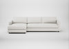 Nimbus II Left Hand Facing Chaise Corner Sofa Capelo Linen-Cotton Sea Salt