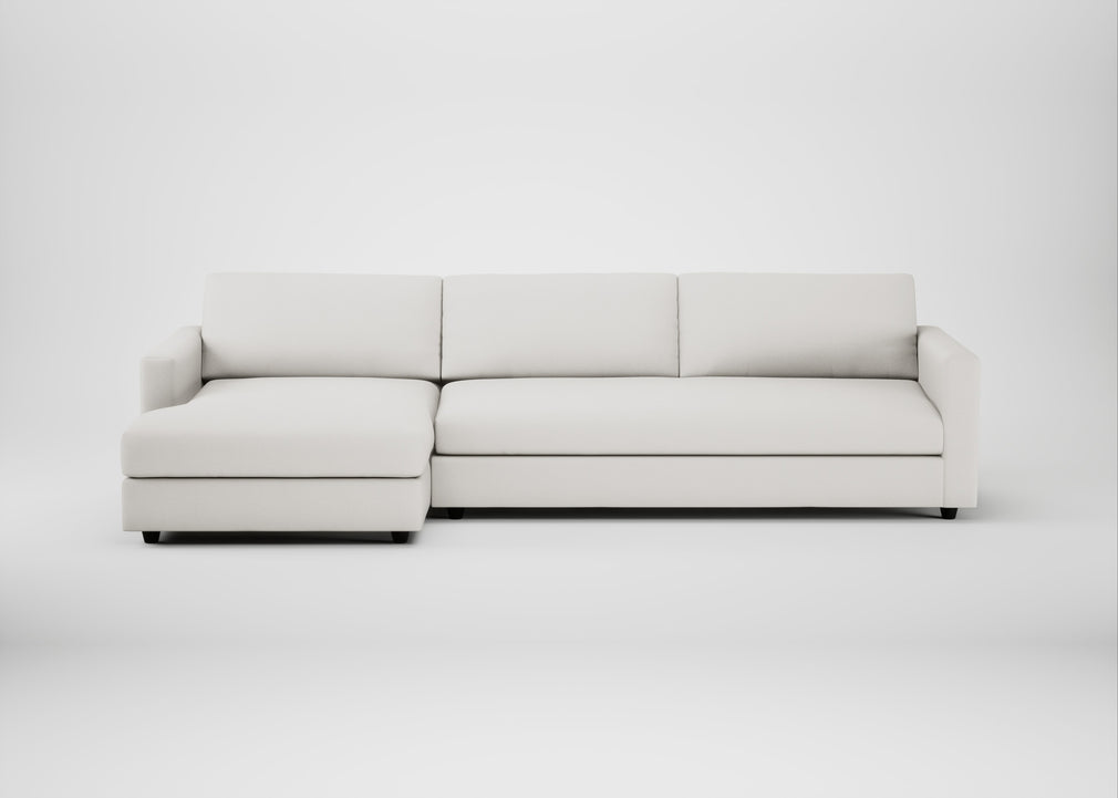 Nimbus II Left Hand Facing Chaise Corner Sofa Capelo Linen-Cotton Sea Salt