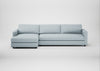 Nimbus II Left Hand Facing Chaise Corner Sofa Capelo Linen-Cotton Sea Shanty