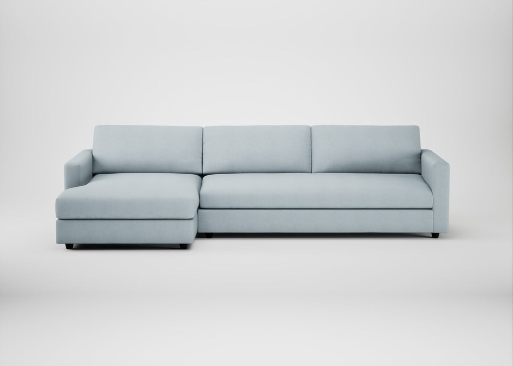 Nimbus II Left Hand Facing Chaise Corner Sofa Capelo Linen-Cotton Sea Shanty