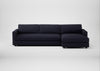 Nimbus II Right Hand Facing Chaise Corner Sofa Boucle Indigo