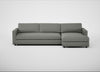 Nimbus II Right Hand Facing Chaise Corner Sofa Boucle Tweed Lapis