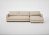 Nimbus II Right Hand Facing Chaise Corner Sofa Brushed Cotton Oat