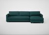 Nimbus II Right Hand Facing Chaise Corner Sofa Brushed Cotton Pine