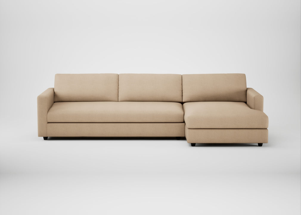 Nimbus II Right Hand Facing Chaise Corner Sofa Capelo Linen-Cotton Bamboo