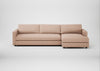 Nimbus II Right Hand Facing Chaise Corner Sofa Capelo Linen-Cotton Rosedale
