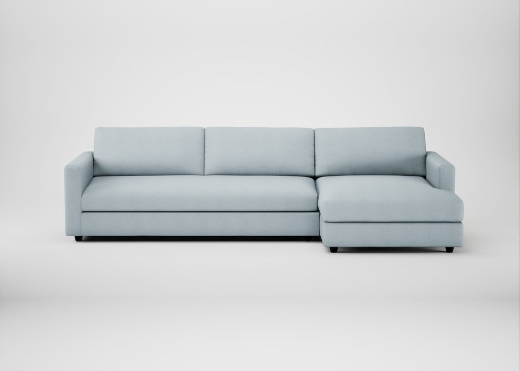 Nimbus II Right Hand Facing Chaise Corner Sofa Capelo Linen-Cotton Sea Shanty