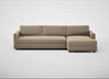 Nimbus II Right Hand Facing Chaise Corner Sofa Boucle Velvet Rocky