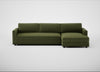 Nimbus II Right Hand Facing Chaise Corner Sofa Boucle Velvet Wilder