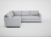 Nimbus II Large Corner Sofa Broad Weave Tin