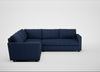 Nimbus II Large Corner Sofa Capelo Linen-Cotton Inkspot