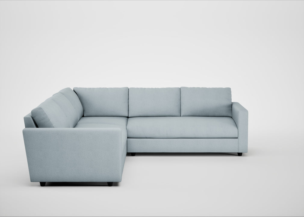 Nimbus II Large Corner Sofa Capelo Linen-Cotton Sea Shanty
