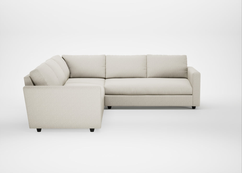 Nimbus II Large Corner Sofa Chunky Boucle Ecru