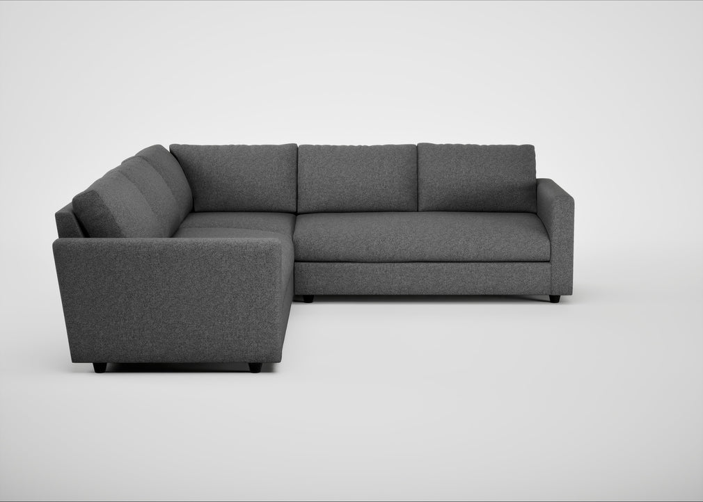 Nimbus II Large Corner Sofa Melton Wool Shale