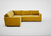 Nimbus II Large Corner Sofa Smart Luxe Velvet Canary