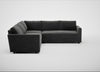 Nimbus II Large Corner Sofa Smart Luxe Velvet Nickel