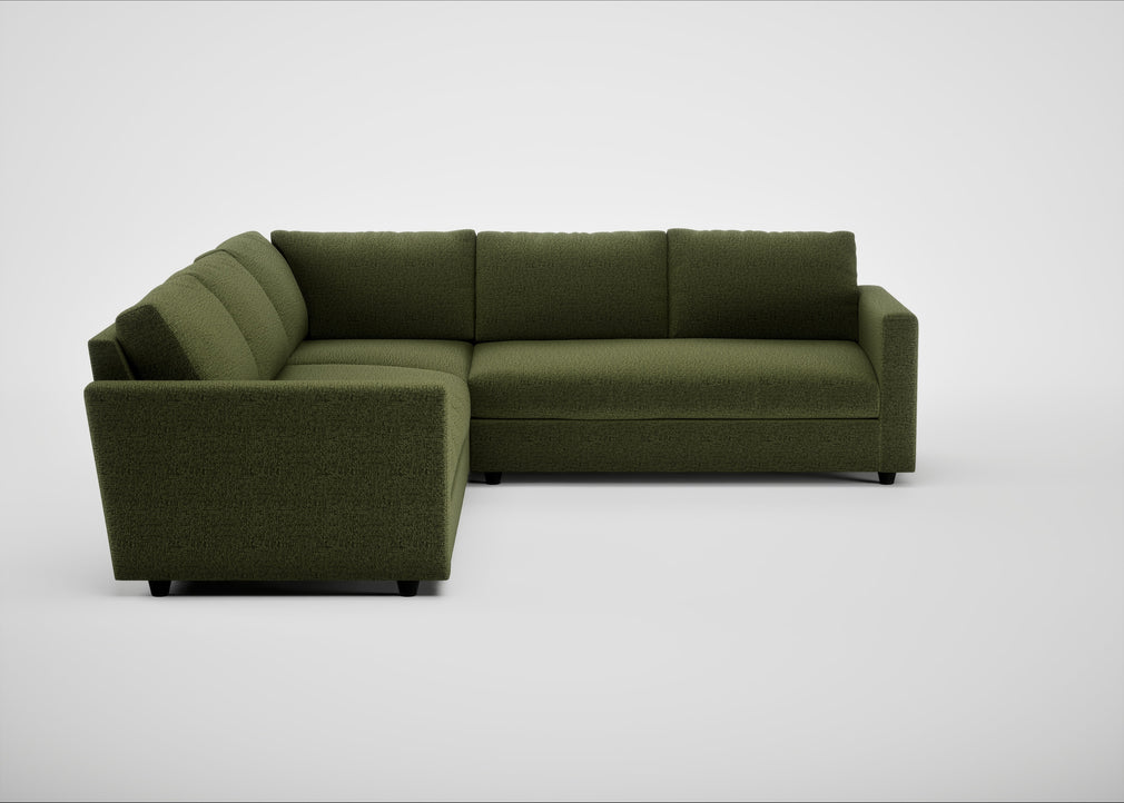 Nimbus II Large Corner Sofa Boucle Velvet Wilder