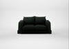 Nuvola 2 Seater Sofa Boucle Fern / Black