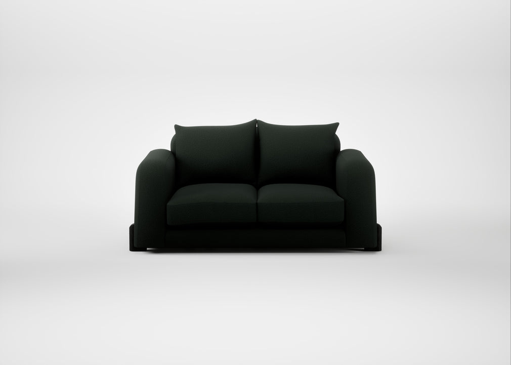 Nuvola 2 Seater Sofa Boucle Fern / Black