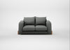 Nuvola 2 Seater Sofa Boucle Steel / Natural