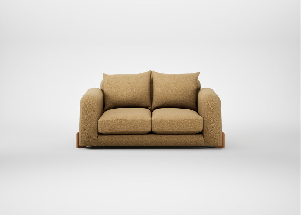Nuvola 2 Seater Sofa Boucle Tweed Citrine / Natural