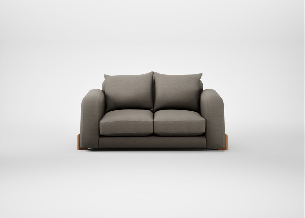 Nuvola 2 Seater Sofa Broad Weave Pebble / Natural