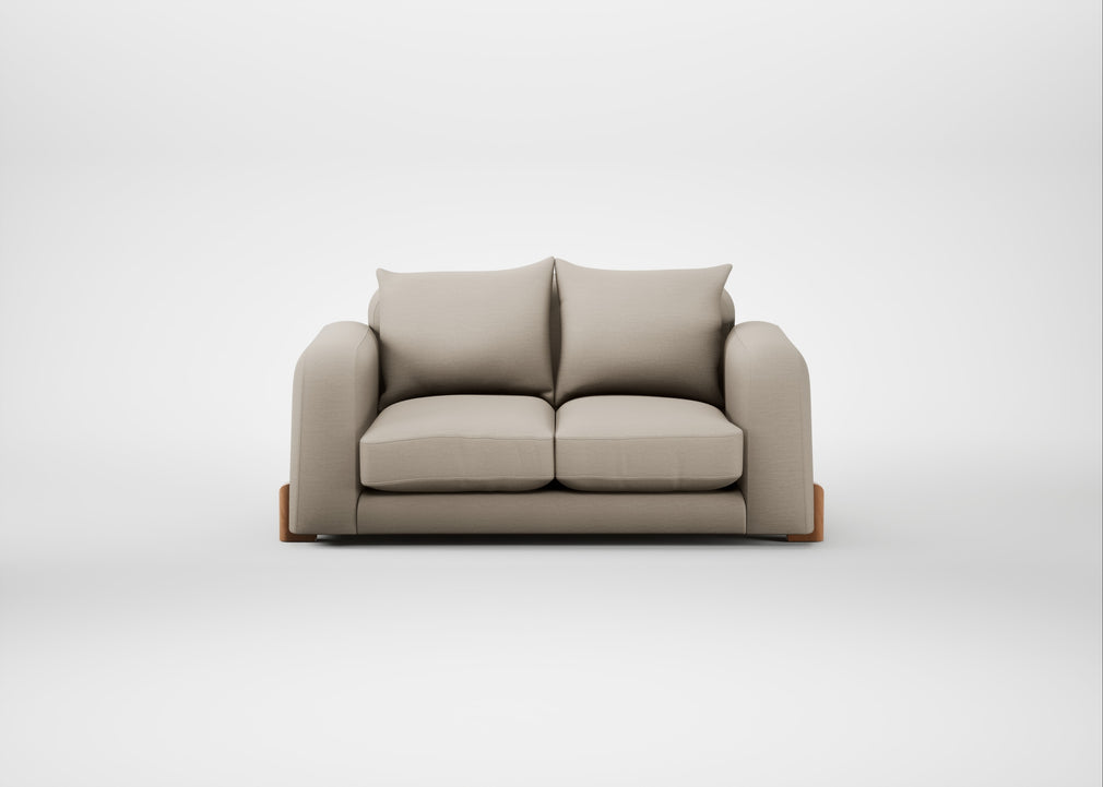 Nuvola 2 Seater Sofa Broad Weave Putty / Natural