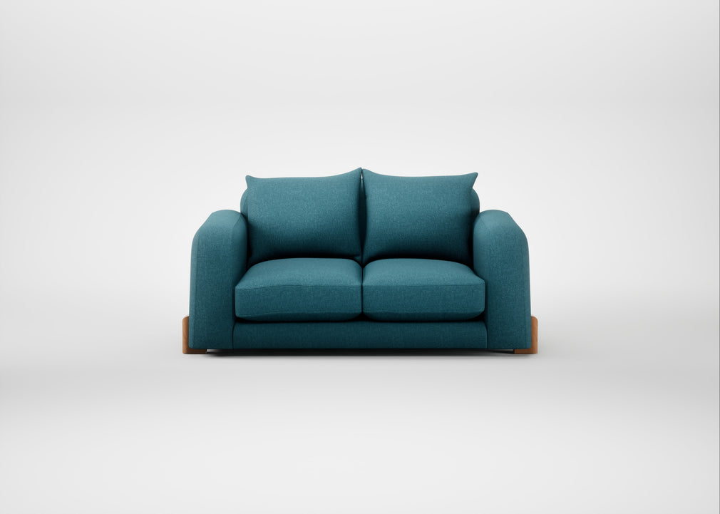 Nuvola 2 Seater Sofa Brushed Cotton Cadet / Natural