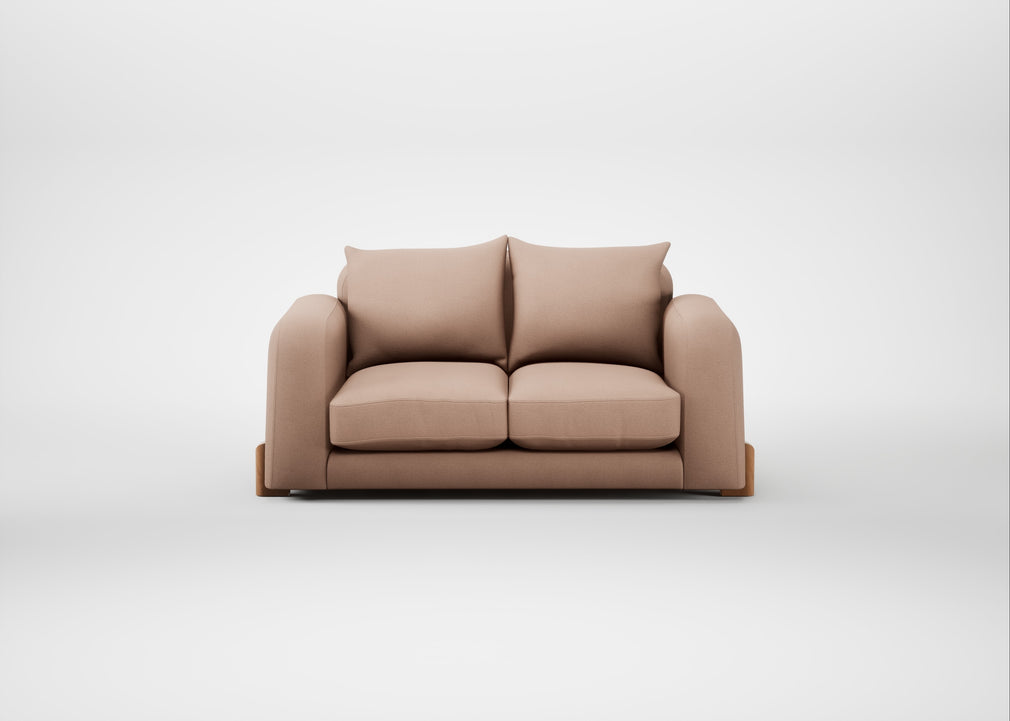 Nuvola 2 Seater Sofa Capelo Linen-Cotton Rosedale / Natural