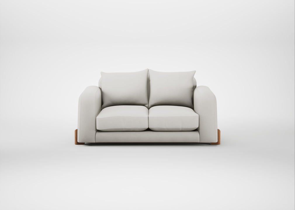 Nuvola 2 Seater Sofa Capelo Linen-Cotton Sea Salt / Natural