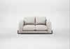 Nuvola 2 Seater Sofa Capelo Linen-Cotton Sea Salt / Walnut Stained