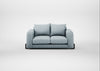 Nuvola 2 Seater Sofa Capelo Linen-Cotton Sea Shanty / Black