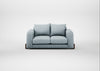 Nuvola 2 Seater Sofa Capelo Linen-Cotton Sea Shanty / Walnut Stained