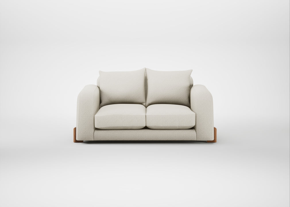 Nuvola 2 Seater Sofa Chunky Boucle Ecru / Natural