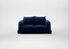 Nuvola 2 Seater Sofa Cotton Velvet Midnight / Black
