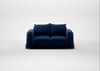 Nuvola 2 Seater Sofa Cotton Velvet Midnight / Natural
