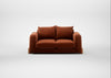 Nuvola 2 Seater Sofa Cotton Velvet Russet / Natural