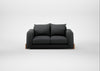 Nuvola 2 Seater Sofa Melton Wool Granite / Natural