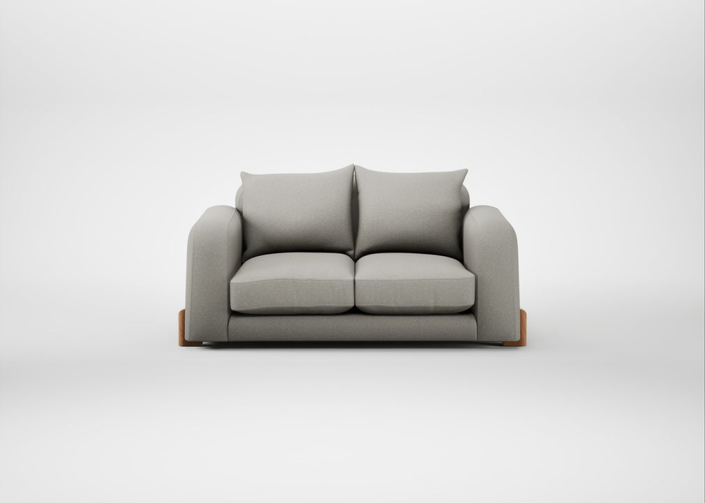 Nuvola 2 Seater Sofa Melton Wool Limestone / Natural
