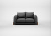 Nuvola 2 Seater Sofa Melton Wool Shale / Natural