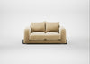 Nuvola 2 Seater Sofa Smart Luxe Velvet Biscuit / Black