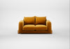 Nuvola 2 Seater Sofa Smart Luxe Velvet Cognac / Natural