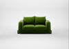 Nuvola 2 Seater Sofa Smart Luxe Velvet Grass / Black